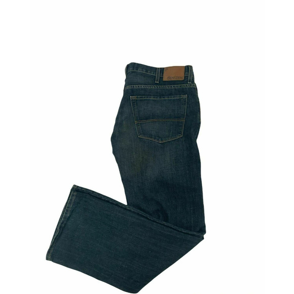 Levis Denizen Jeans Men Sz 38X32 Straight Leg Dark Wash Relaxed Fit Blue Denim - Picture 3 of 9